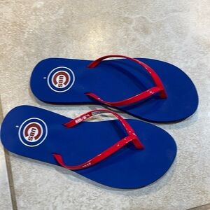 New! Reef X MLB Chicago Cubs Flip Flops Sandals 6